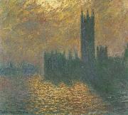 Claude Monet Houses of Parliament,Stormy Sky Sweden oil painting artist